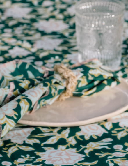 Serviette de table - Bouquet du Matin Eucalyptus