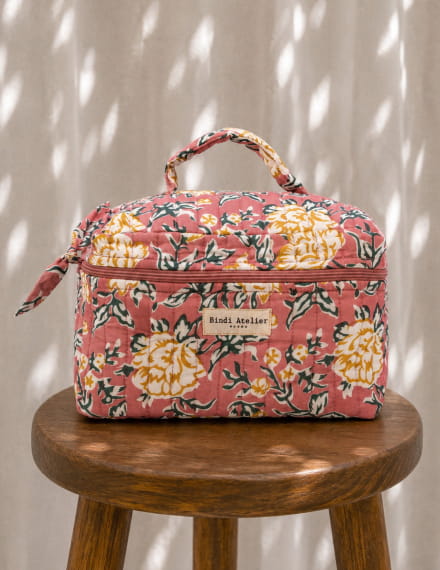 Trousse vanity - Bouquet du matin Dahlia