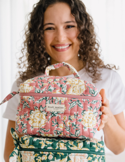 Trousse vanity - Bouquet du matin Dahlia