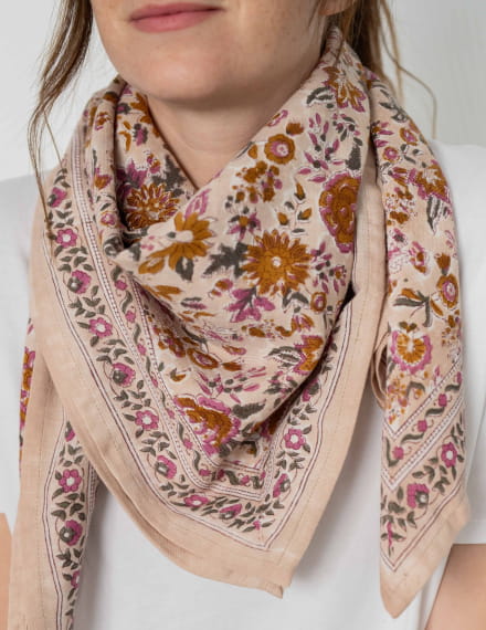Grand foulard indien - Goa Sorbet