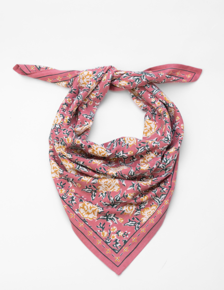 Large Indian Scarf - Garda Bleuet