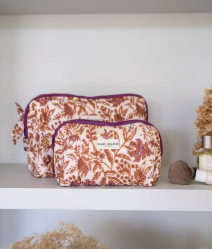 Trousse de toilette Bindi Atelier - Kali Cayenne