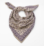 Grand foulard léopard - Bengal Tilleul