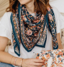 Grand foulard indien - Goa Lagon