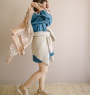 Grand foulard - Mayli Havane