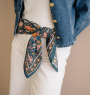 Grand foulard indien - Goa Lagon