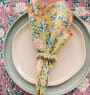 Serviette de table - Bouquet du Matin Mimosa