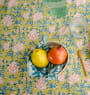 Serviette de table - Bouquet du Matin Lagon