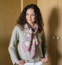 Large Indian Scarf - Garda Bleuet