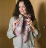 Large Indian Scarf - Garda Bleuet