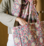 Large Indian Scarf - Garda Bleuet