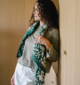 Large Indian Scarf - Garda Bleuet