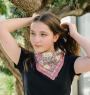 Petit foulard - Garda Bleuet