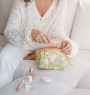 Make-up pouch - Bouquet du matin Mimosa
