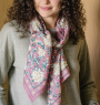Large Indian Scarf - Garda Bleuet