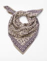 Grand foulard léopard - Bengal Tilleul
