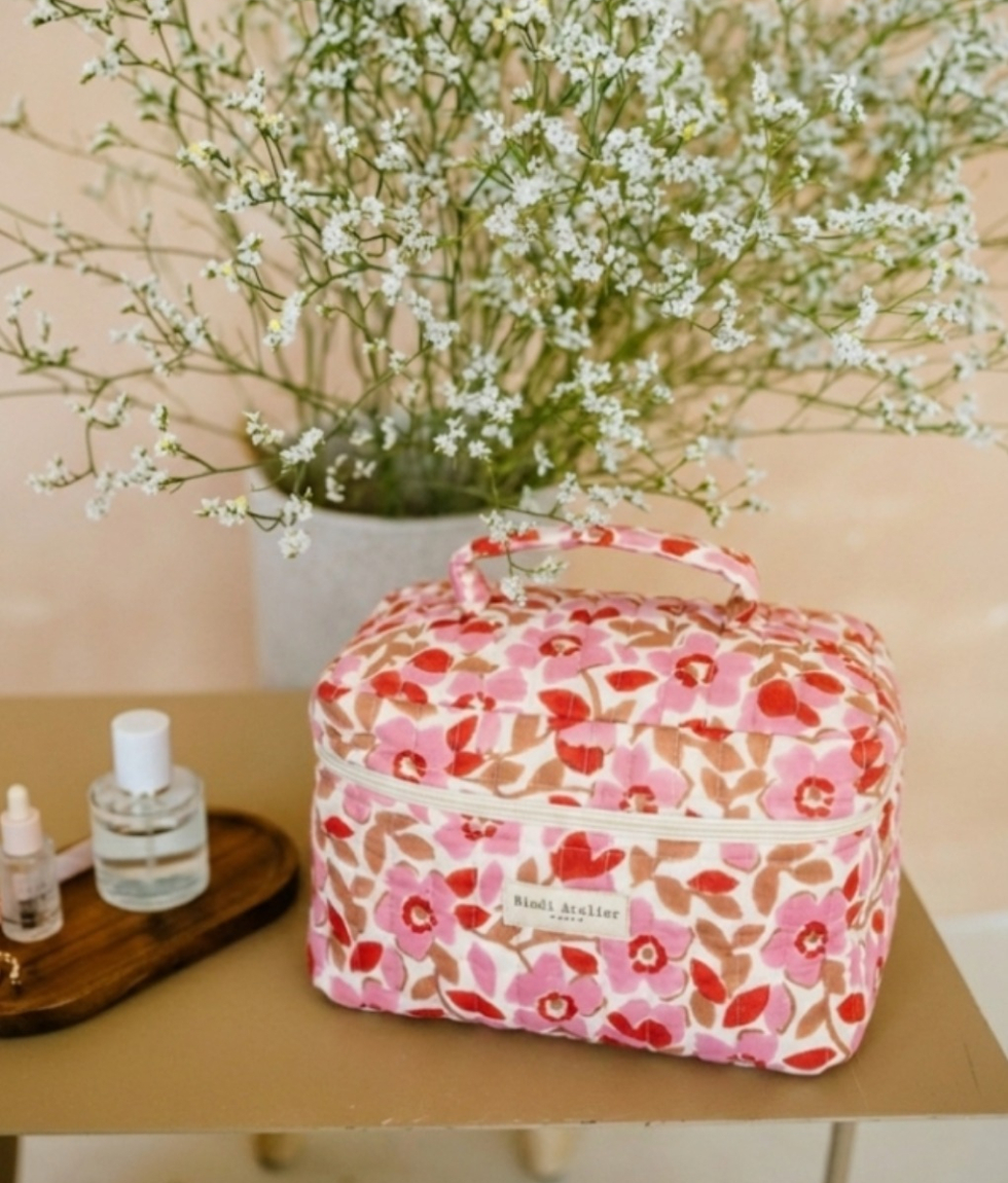 Vanity case - Amelia Pink