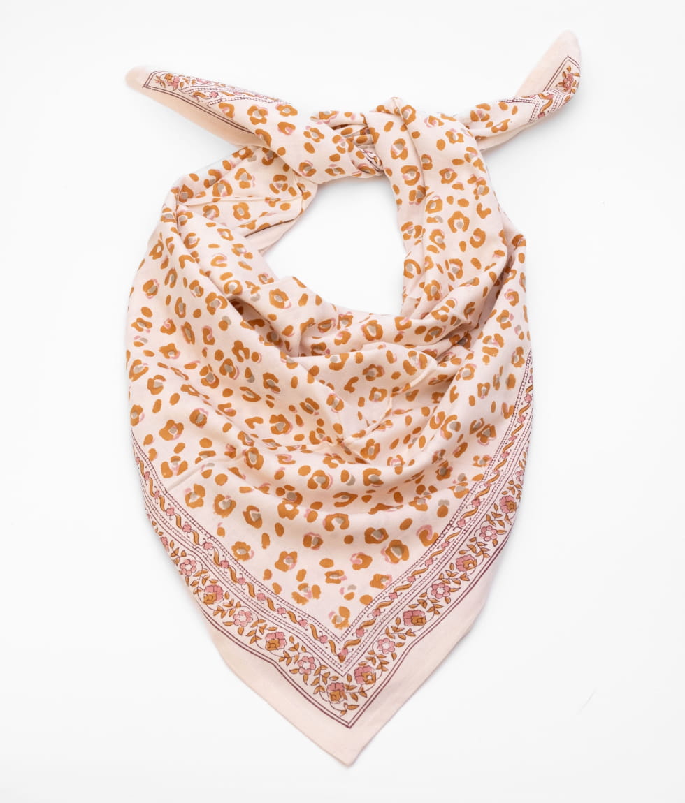 Grand foulard léopard - Bengal Lana