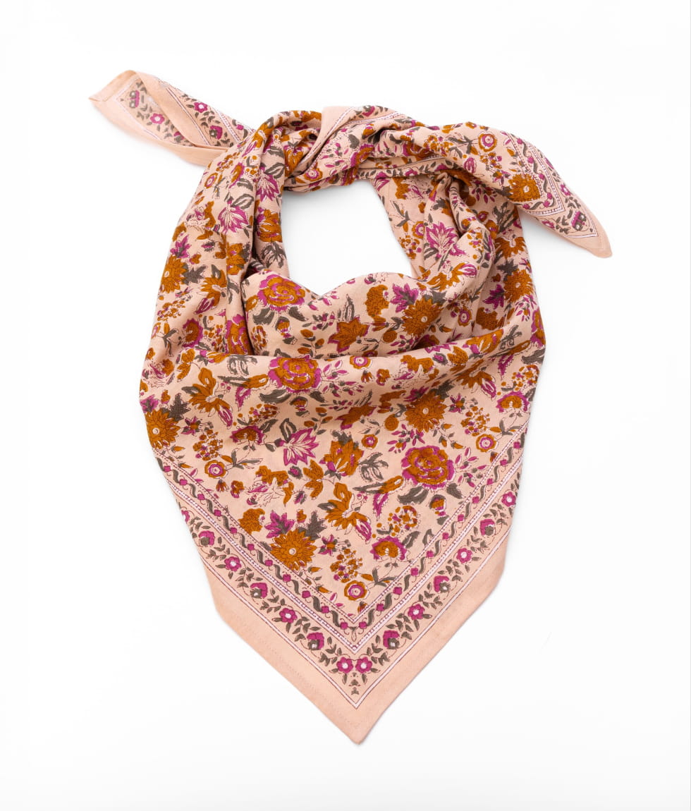 Large Indian Scarf - Goa Sorbet