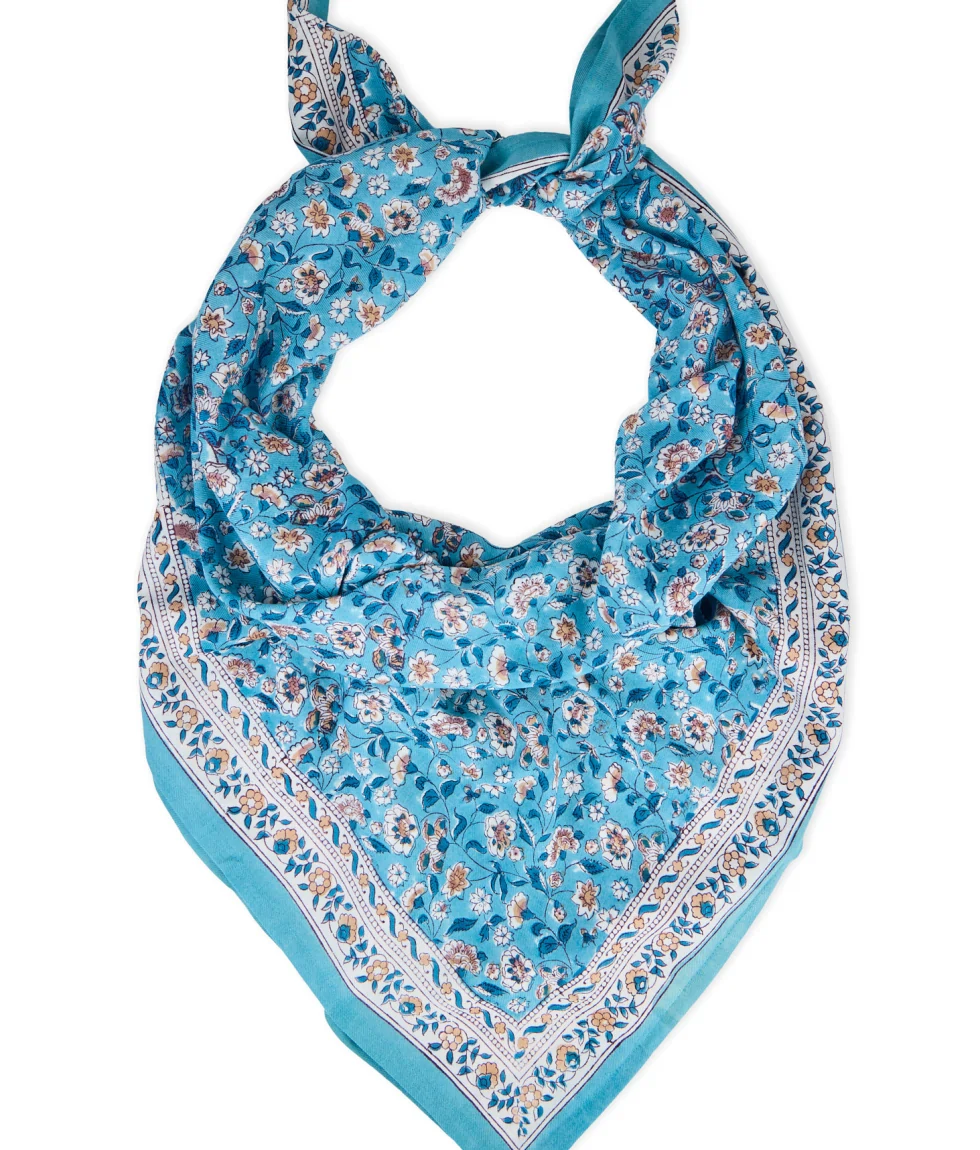 Foulard femme imprimé - Edel Nuage - Bindi Atelier - Bindi Atelier