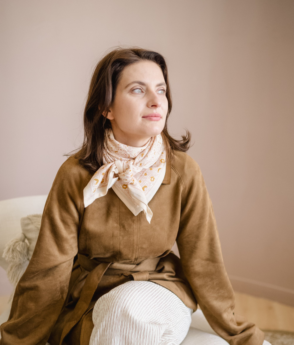 Grand foulard - Sarika Poudre