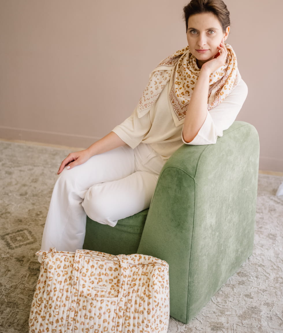 Grand foulard léopard - Bengal Lana