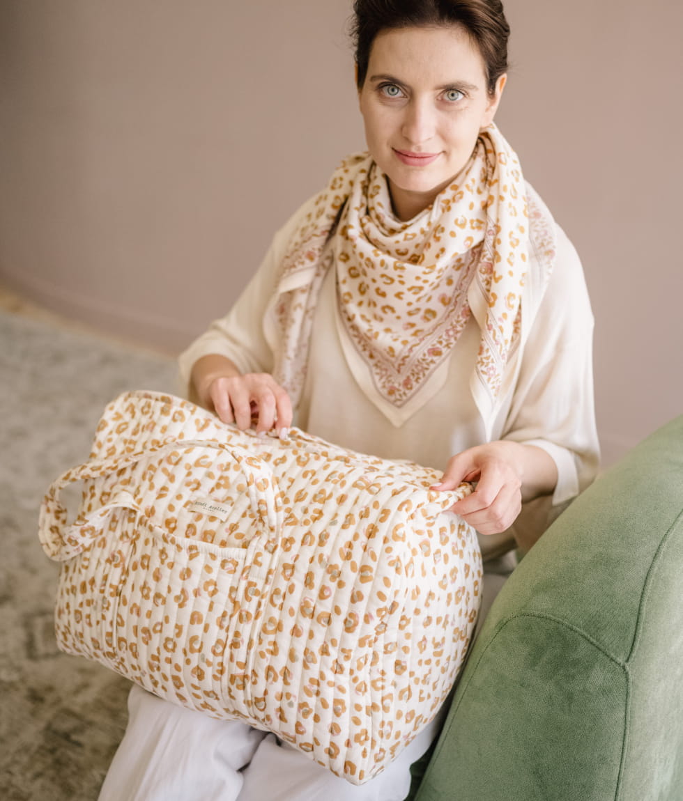 Grand foulard léopard - Bengal Lana
