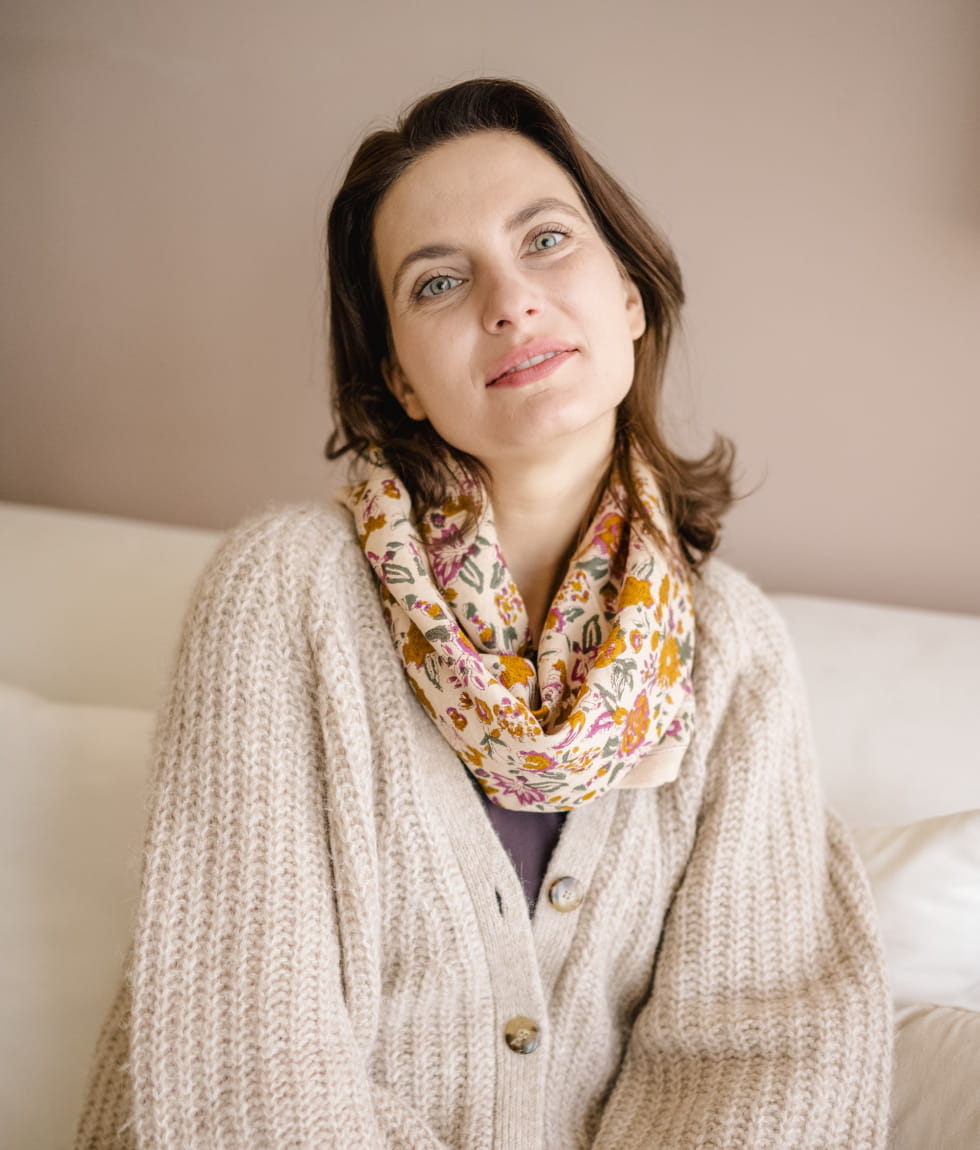 Large Indian Scarf - Goa Sorbet