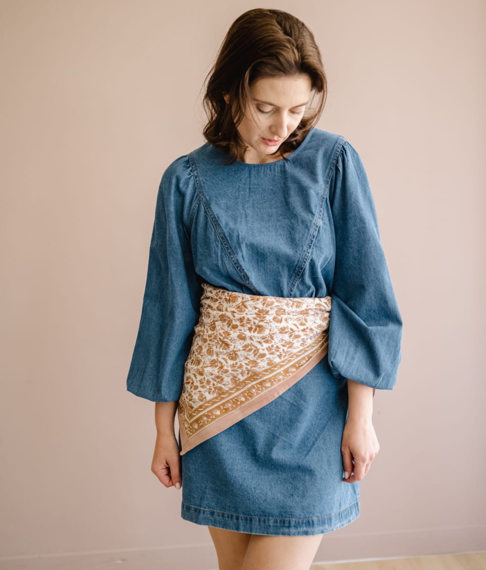 Grand foulard - Mayli Havane