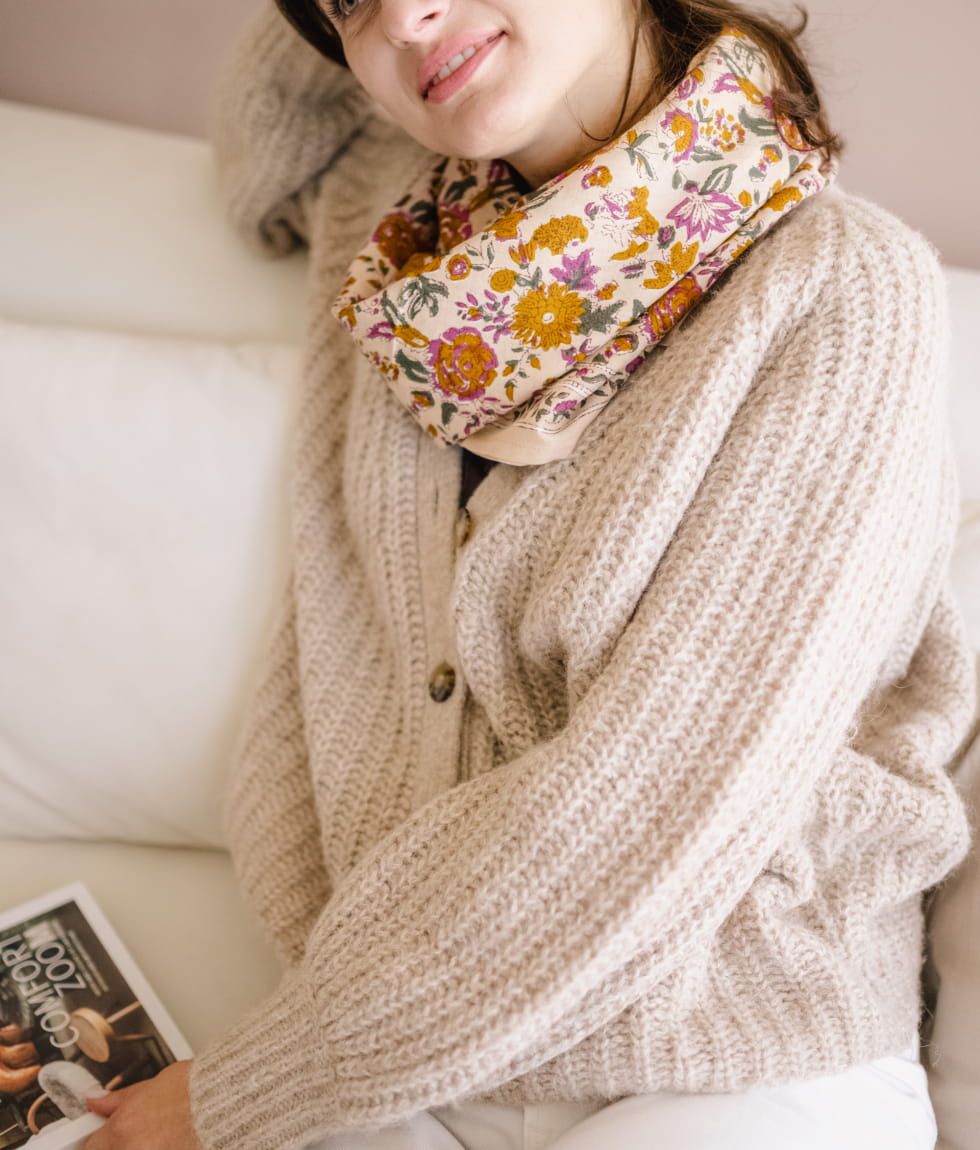 Large Indian Scarf - Goa Sorbet