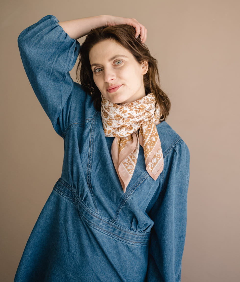 Grand foulard - Mayli Havane