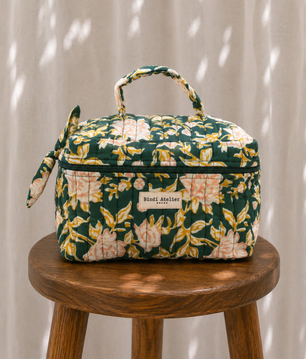 Trousse vanity - Bouquet du matin Eucalyptus