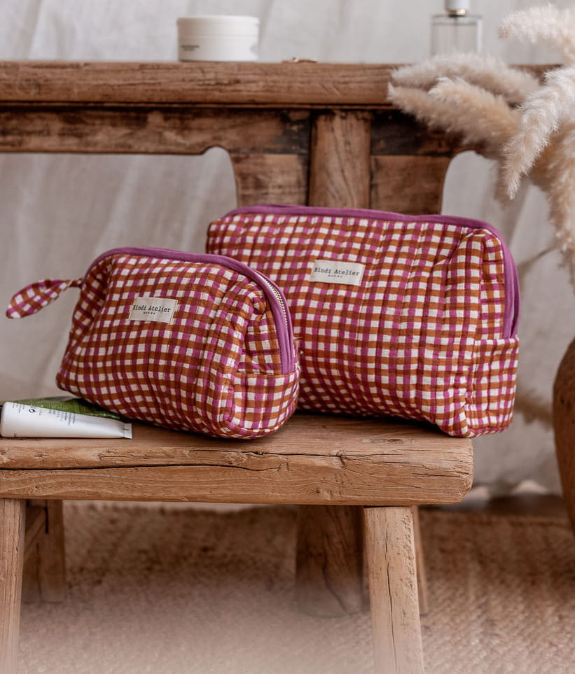 Trousse de toilette - Tara Camel