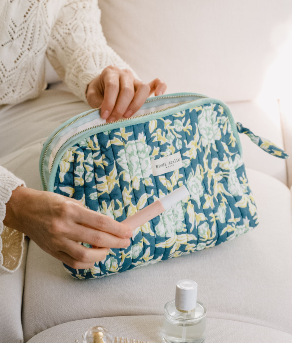Toiletry bag - Bouquet du matin Lagon
