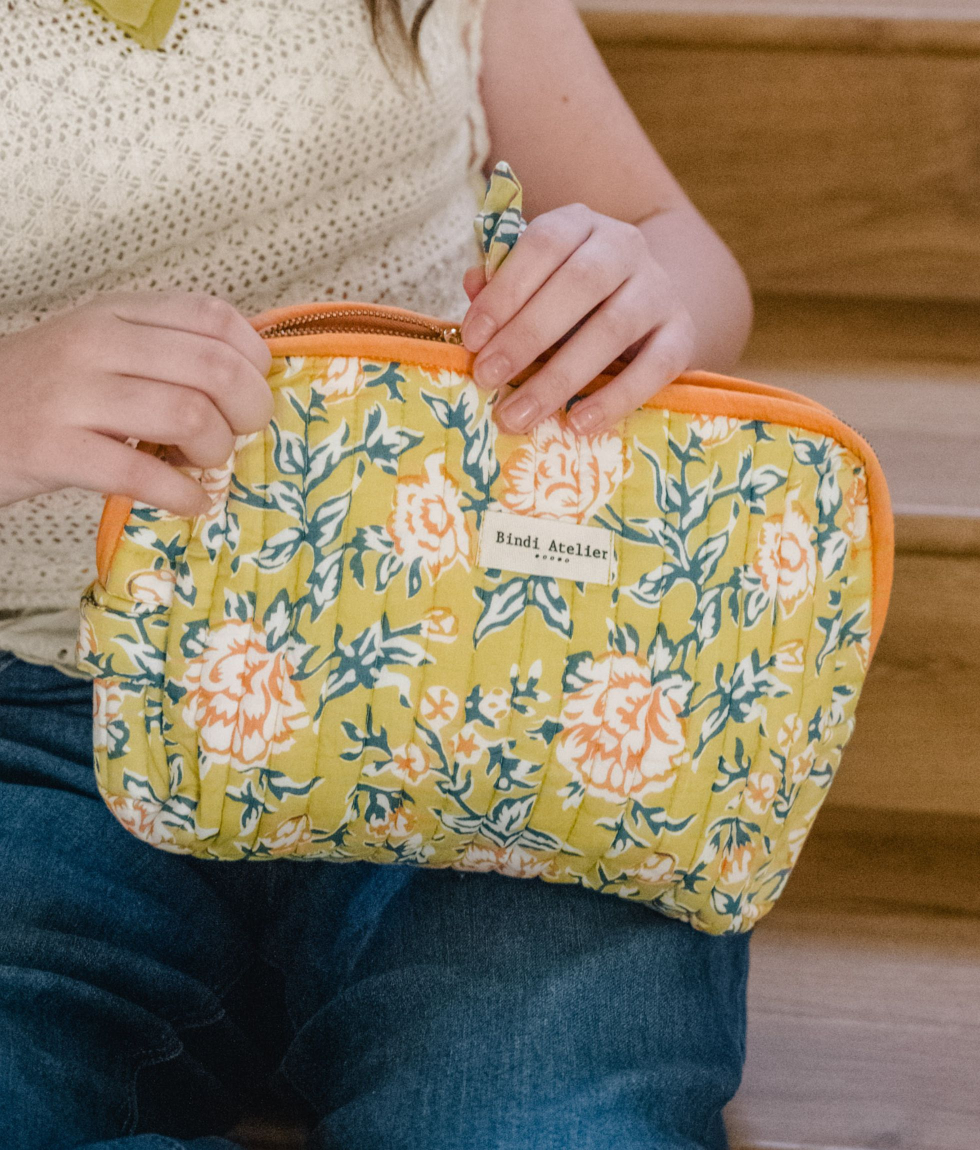 Toiletry bag - Bouquet du matin Mimosa