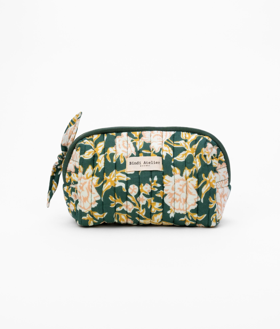 Make up pouch - Bouquet du matin Dahlia