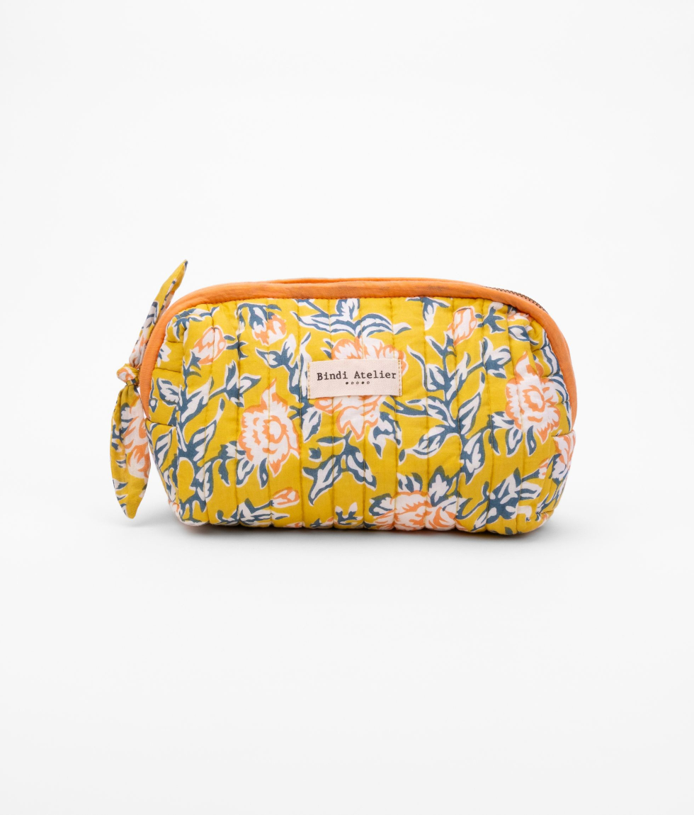 Make-up pouch - Bouquet du matin Mimosa