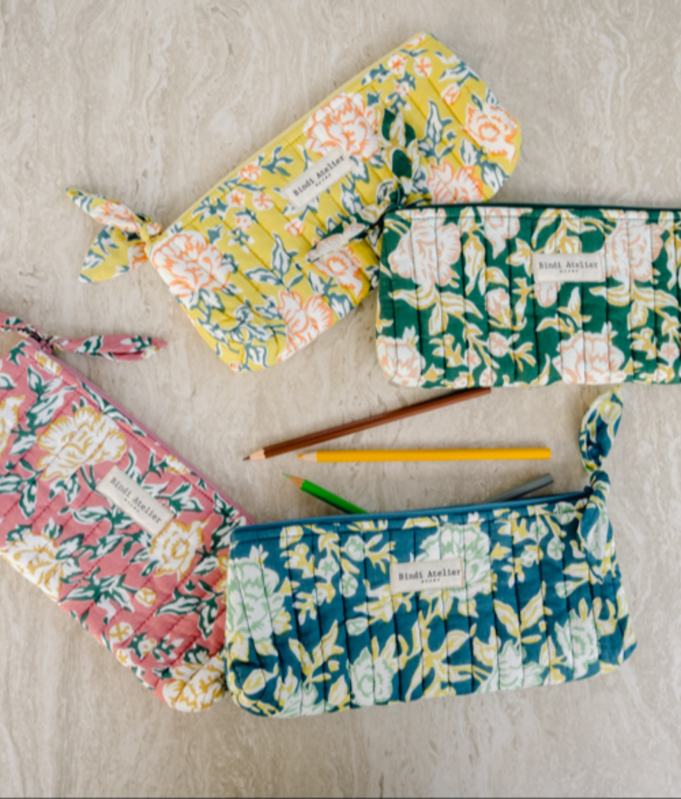 Pencil case - Bouquet du Matin Mimosa