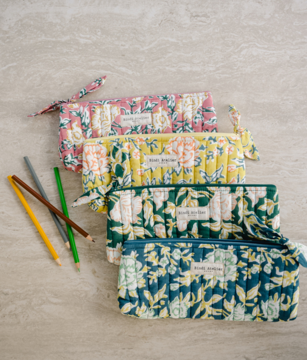 Pencil case - Bouquet du Matin Dahlia