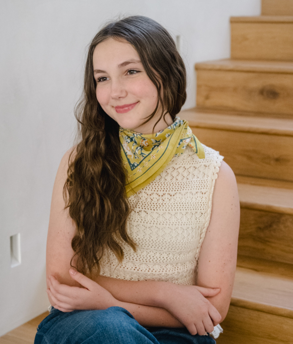 Petit foulard - Garda Bleuet