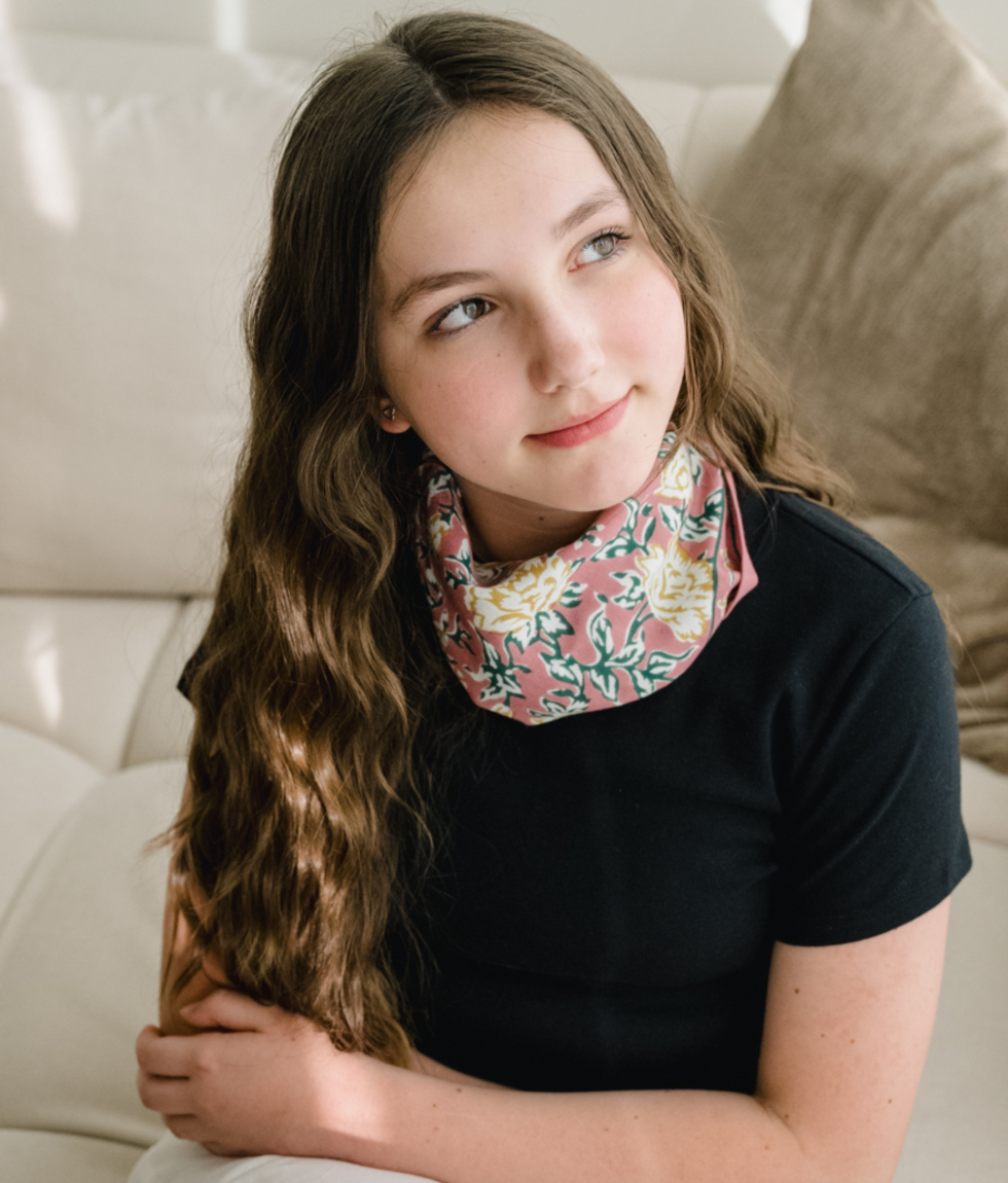 Petit foulard - Garda Bleuet