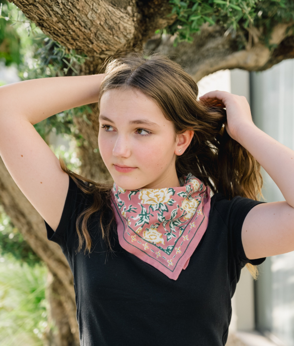 Petit foulard - Garda Bleuet