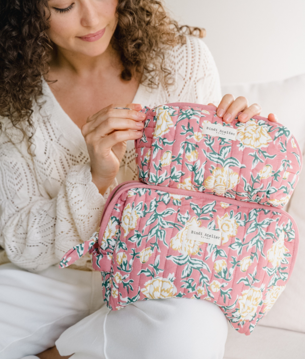 Make up bag - Bouquet du matin Dahlia