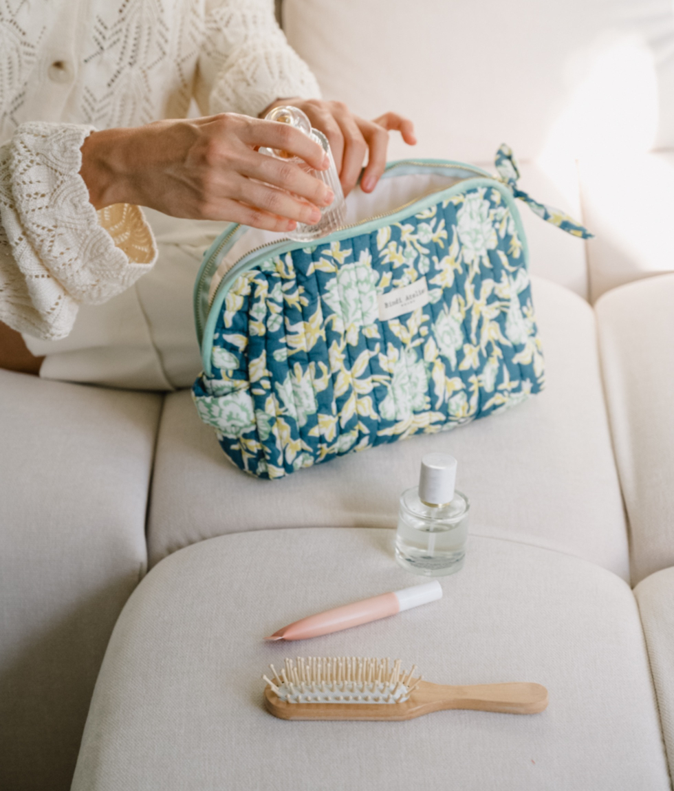 Toiletry bag - Bouquet du matin Lagon