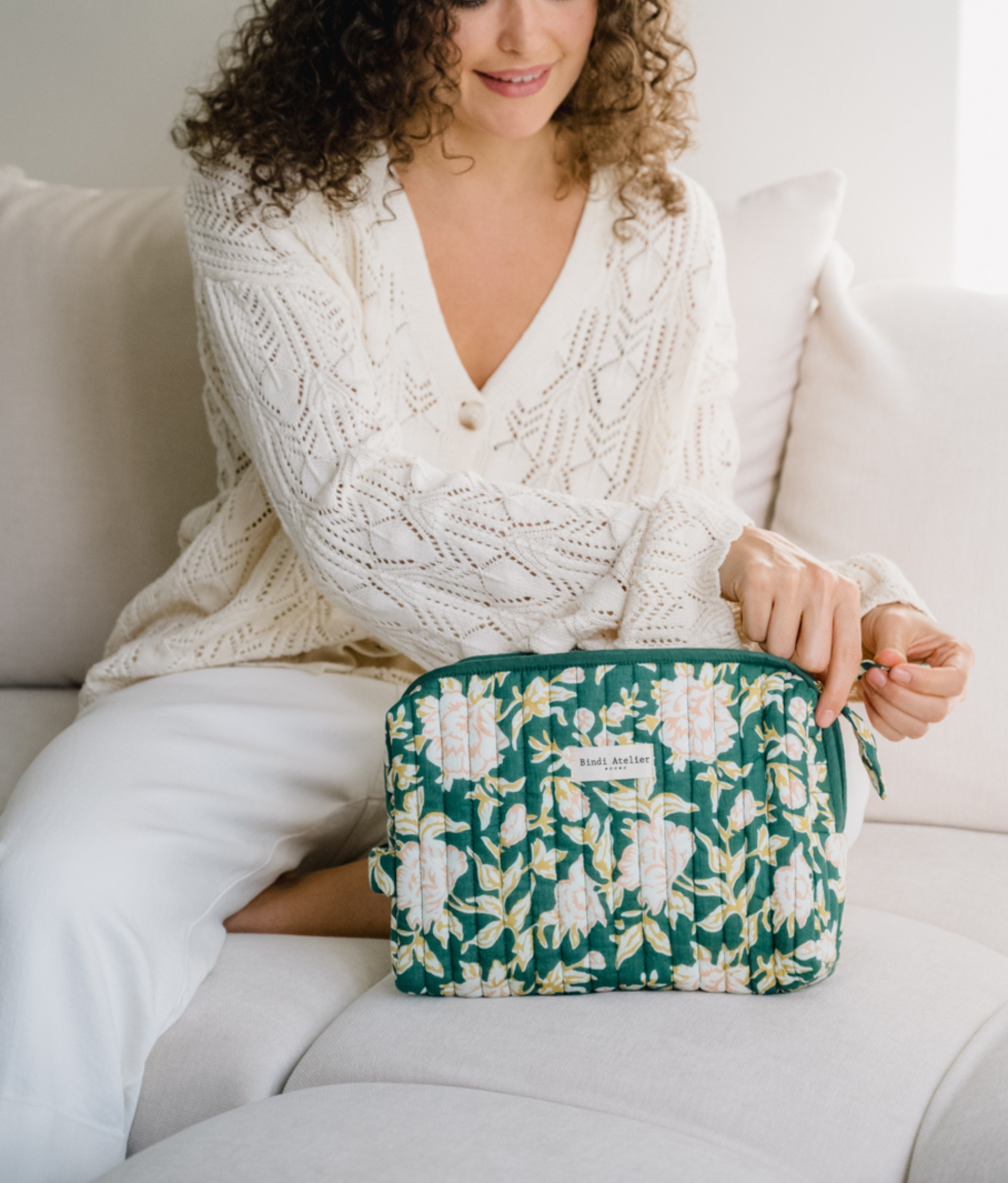 Toiletry bag - Bouquet du matin Dahlia