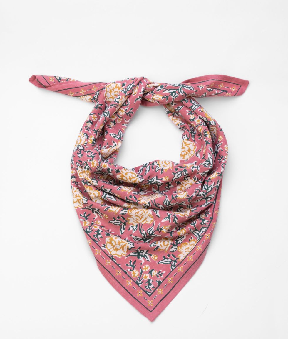 Large Indian Scarf - Garda Bleuet