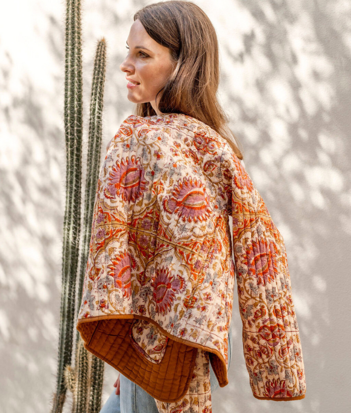 Veste Matelassée Marks And Spencer Camel - Taille 10, Style Campagne/ferme, En Laine